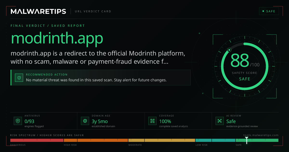 Modrinth.app: Is It Safe? Read Our Full Investigation
