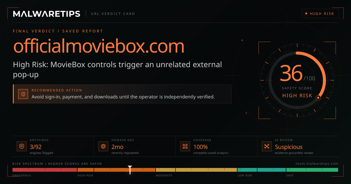 Officialmoviebox.com: Scam or Legit? Here's What We Found