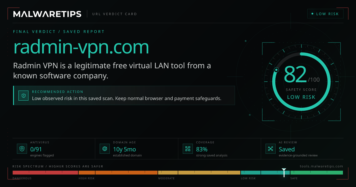 Radmin-vpn.com: Is It Safe? See What We Found