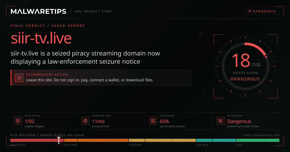 Siir-tv.live: Safe to Download? Read the Red Flags