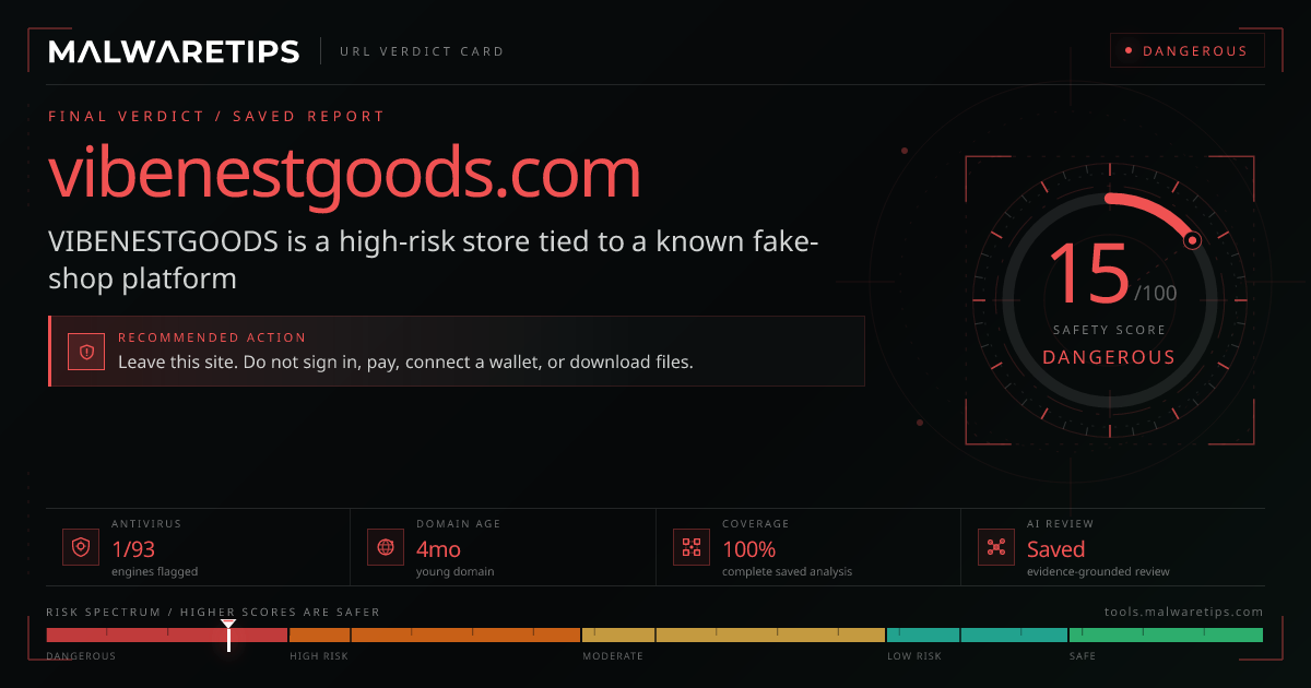 Vibenestgoods.com: Is This Store a Scam? Read First
