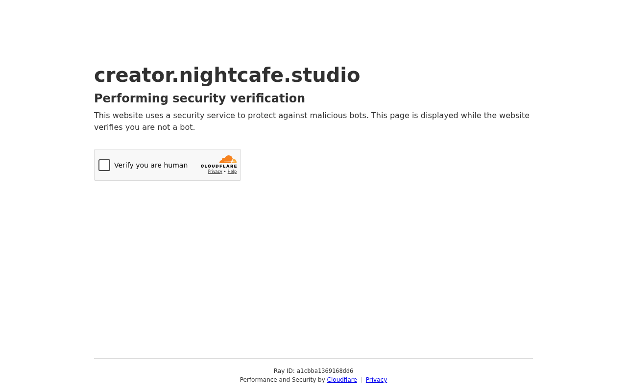 Captured page preview of creator.nightcafe.studio