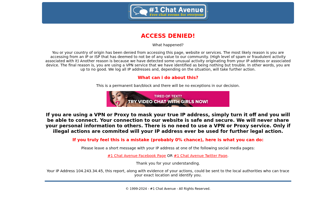 Screenshot of chat-avenue.com