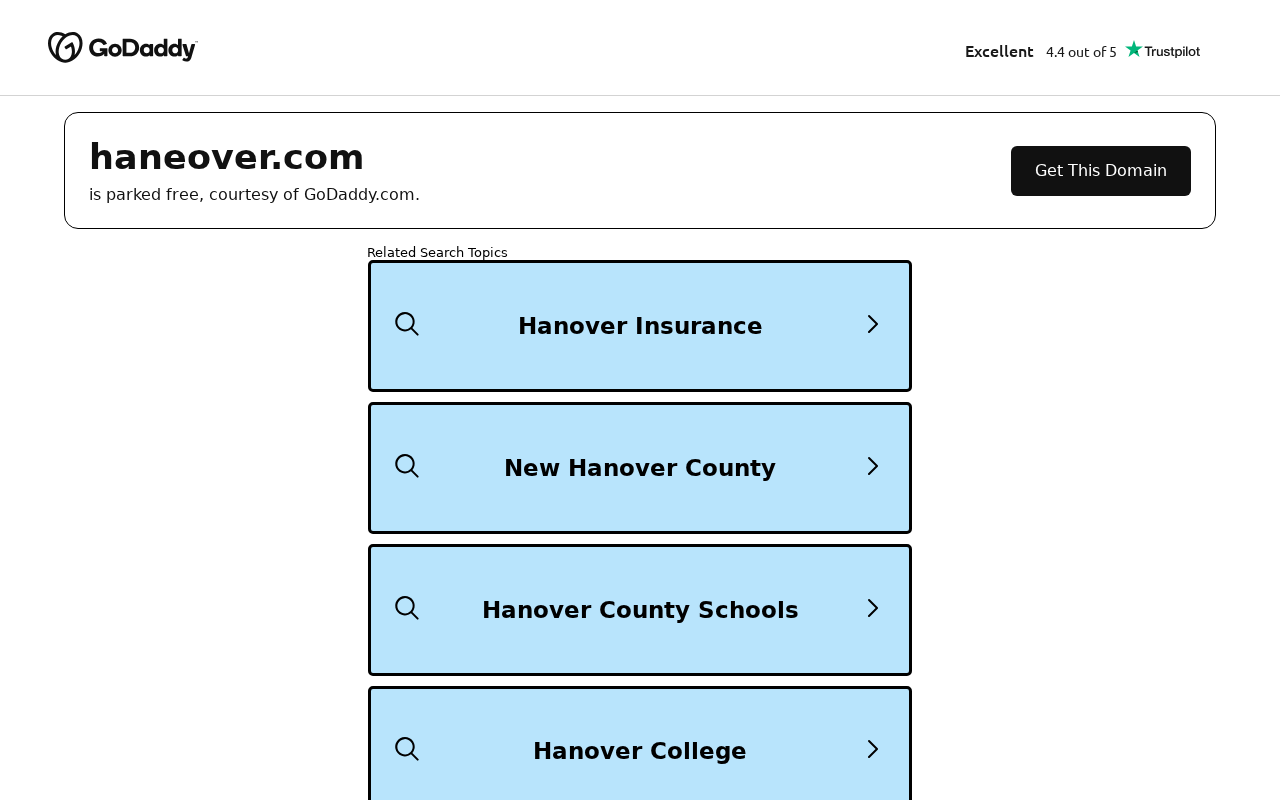 Screenshot of haneover.com