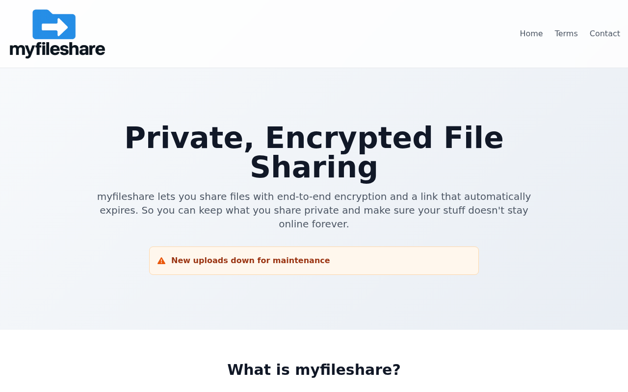 Screenshot of my-fileshare.com