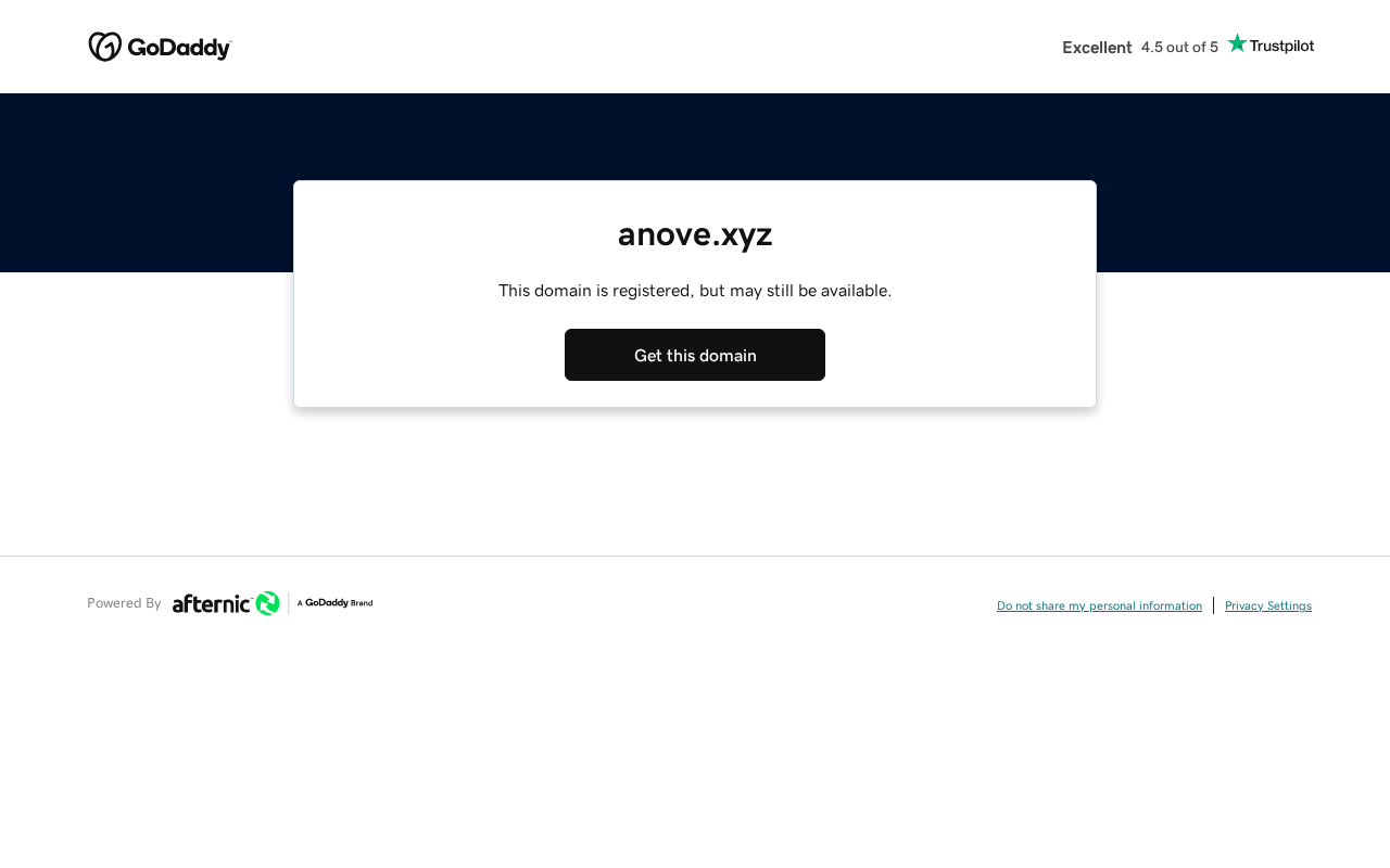 Screenshot of anove.xyz