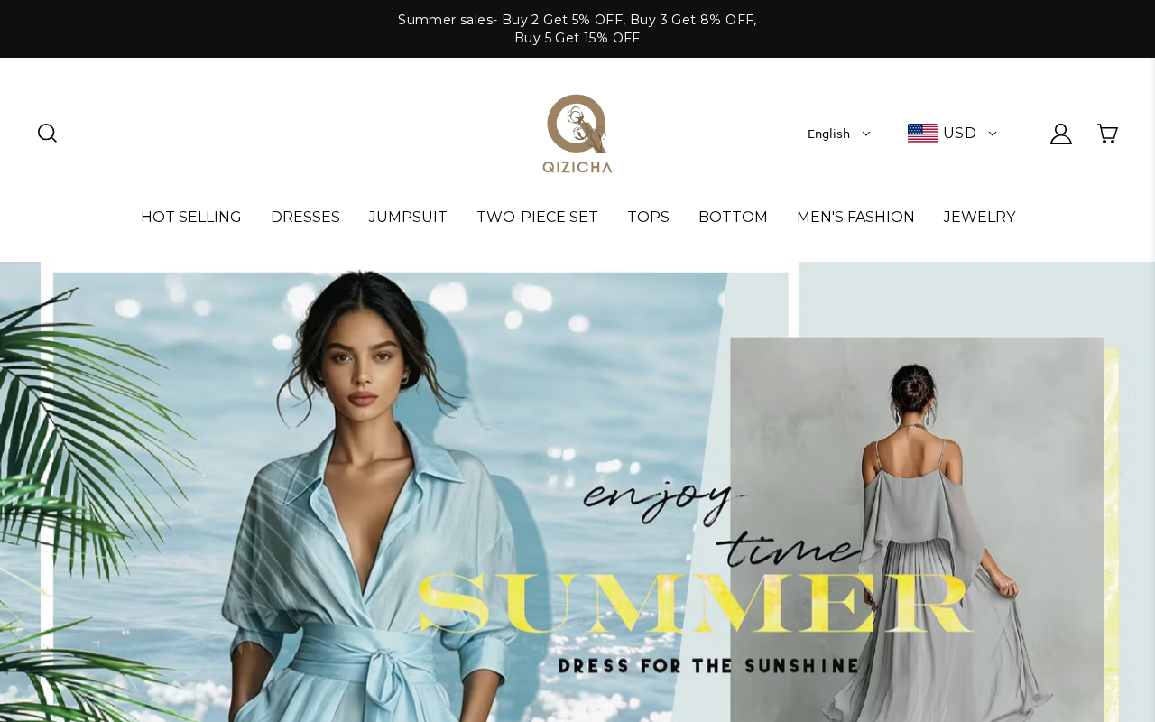 Screenshot of qizicha.com