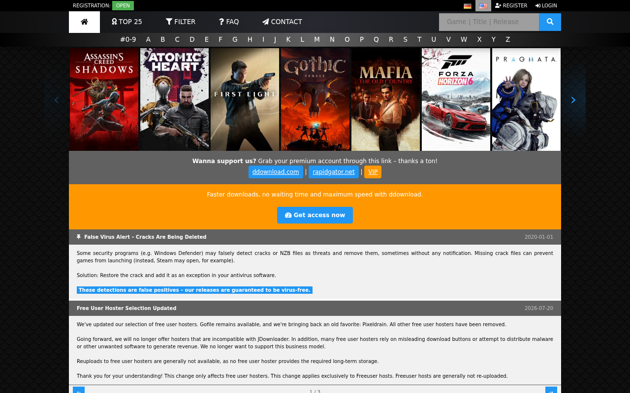 Screenshot of g4u.to