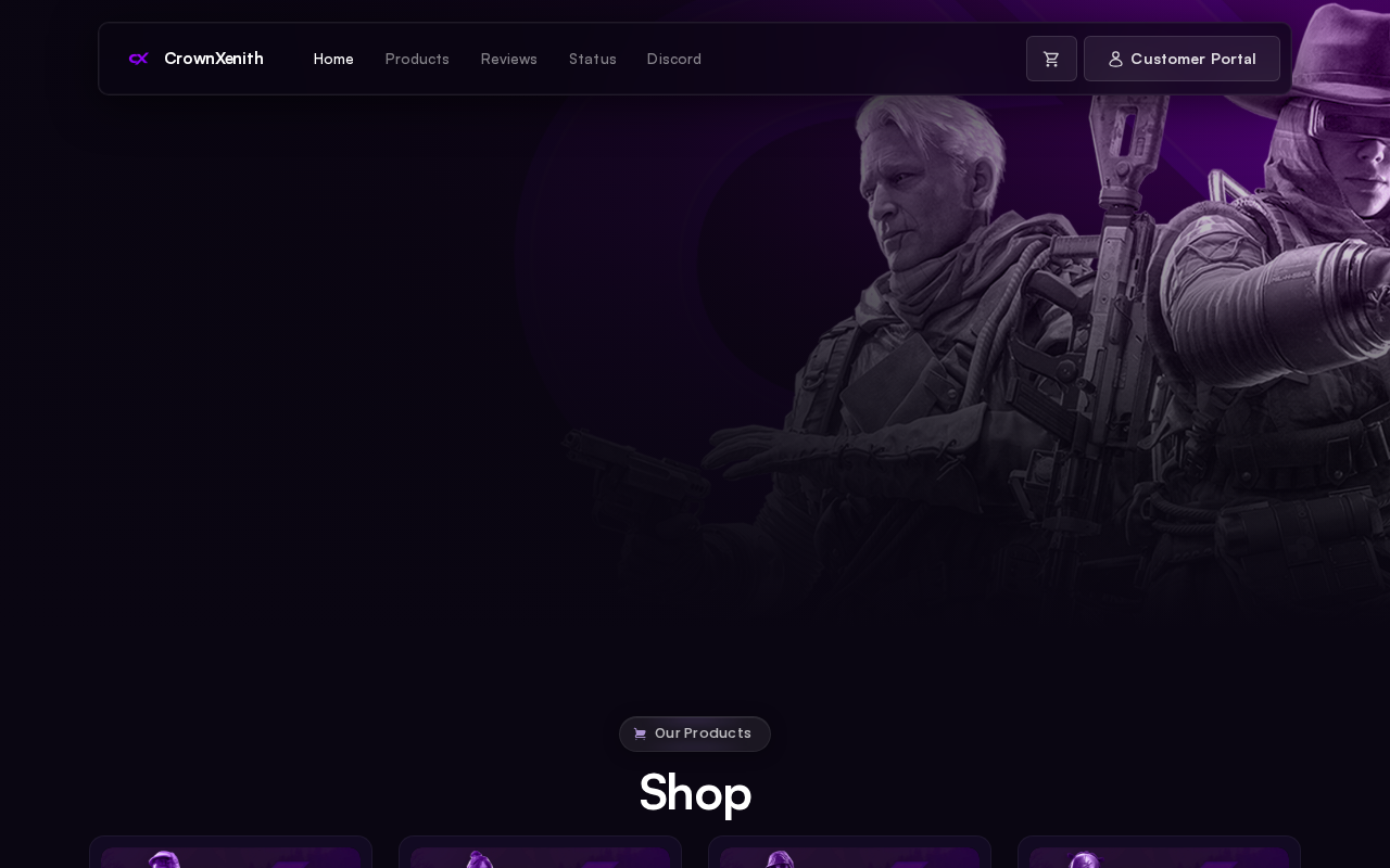 Screenshot of crownxenith.com