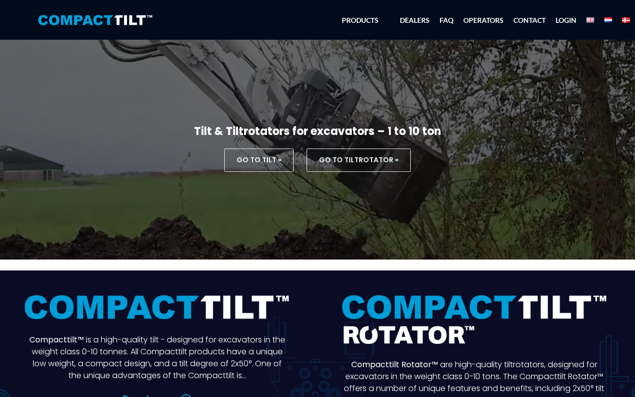 Screenshot of compacttilt.com