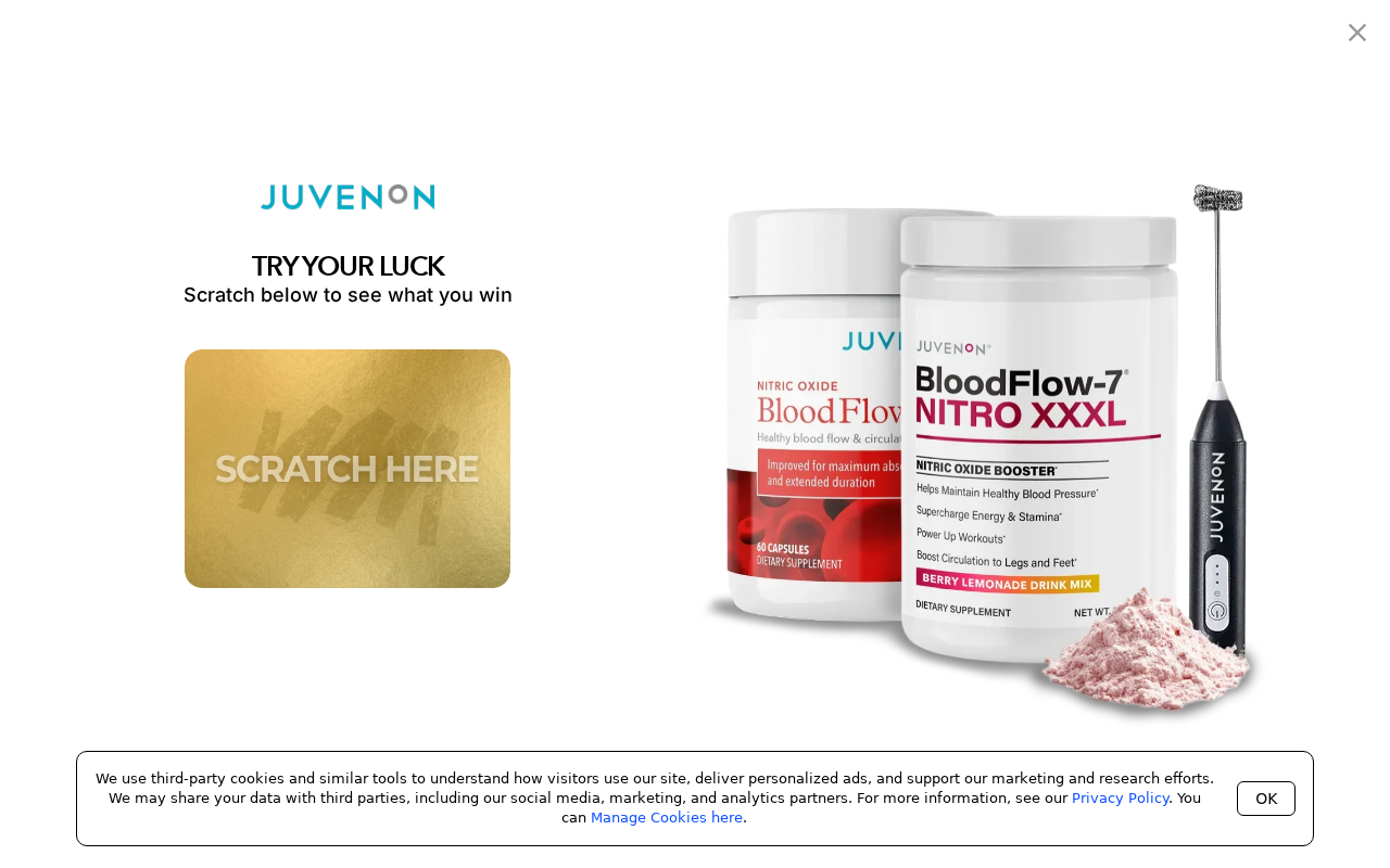 Screenshot of juvenon.com