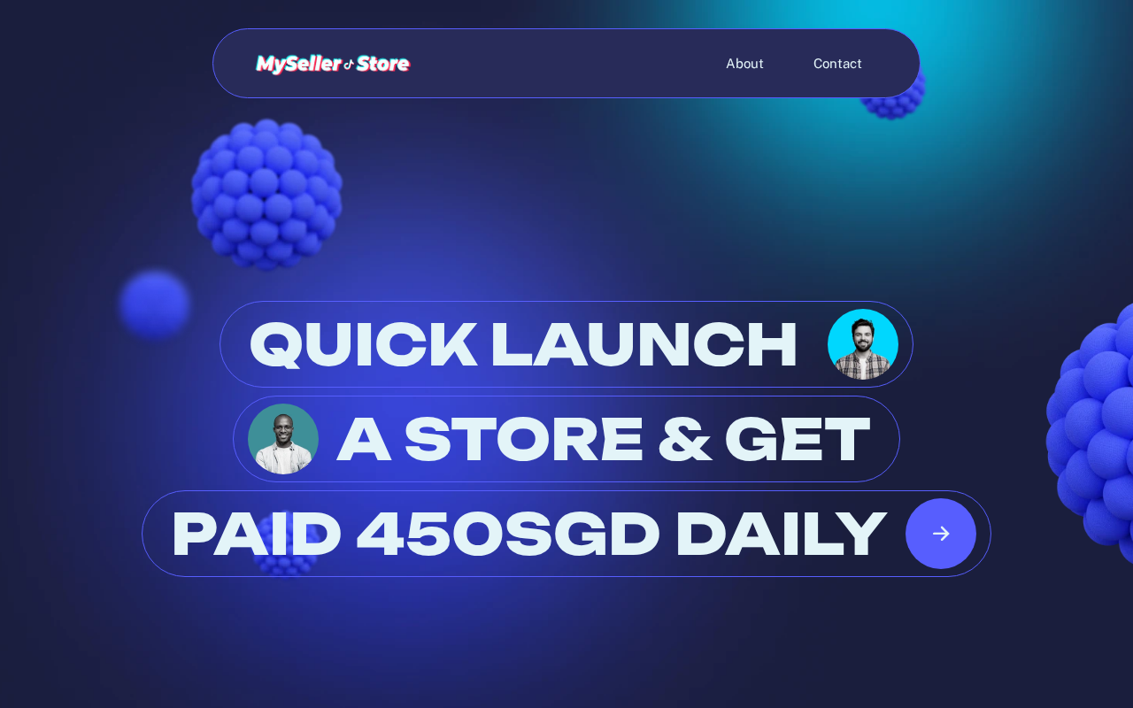 Captured page preview of mysellerstore.com