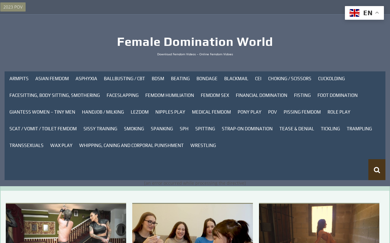 Screenshot of femaledominationworld.com