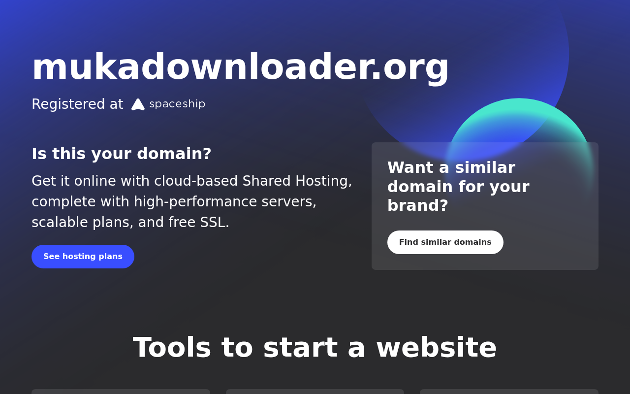 Captured page preview of mukadownloader.org