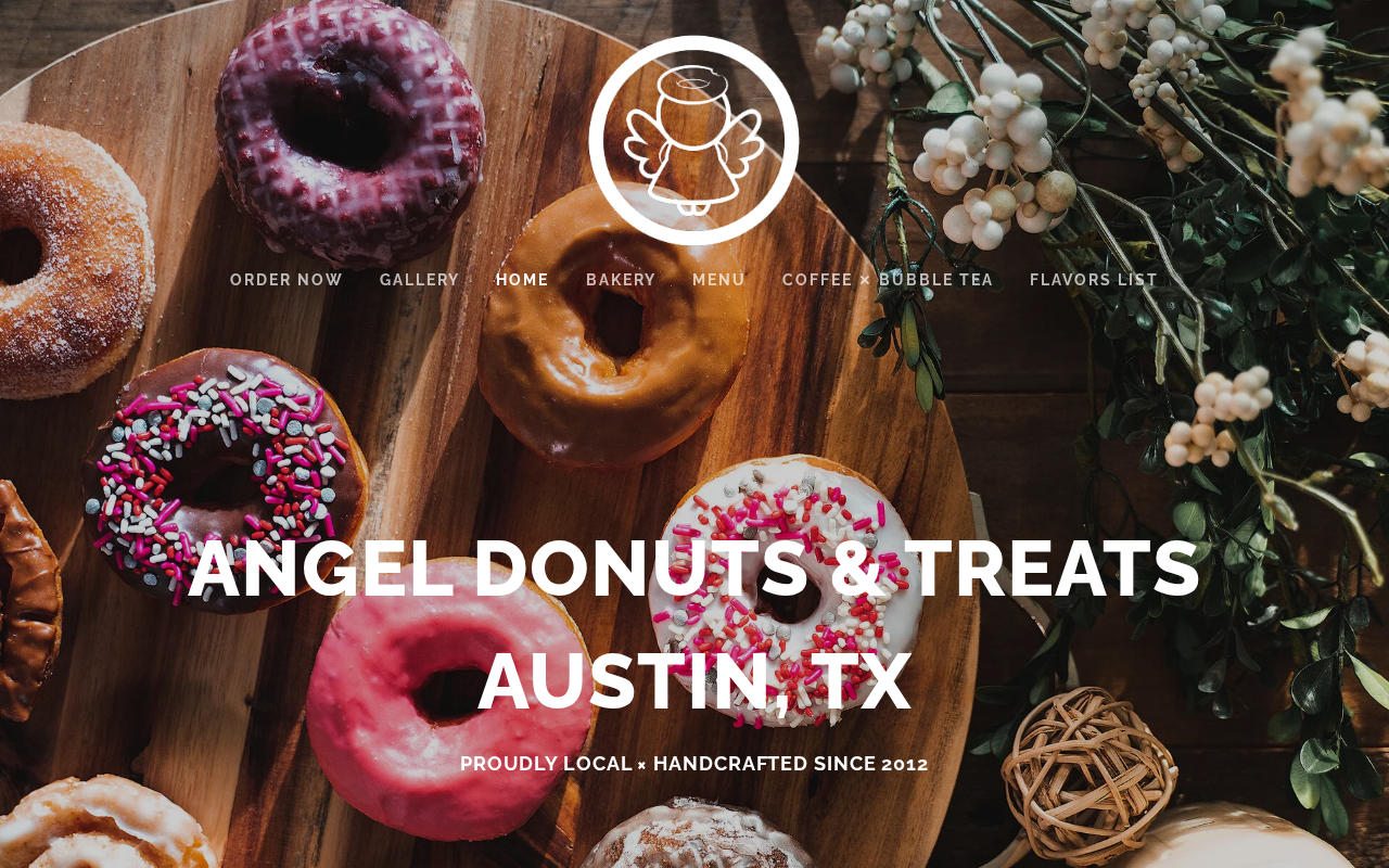 Screenshot of angeldonuts.com