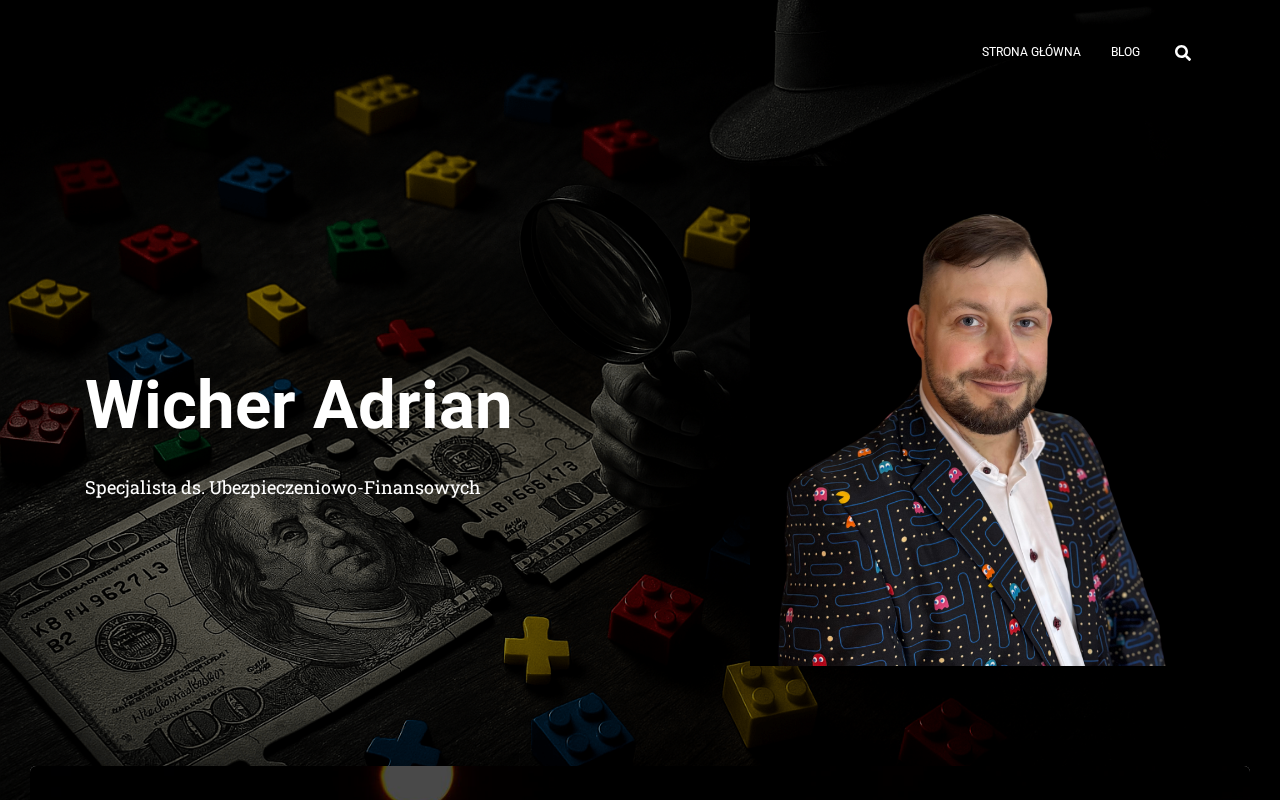 Screenshot of adrian-wicher.pl