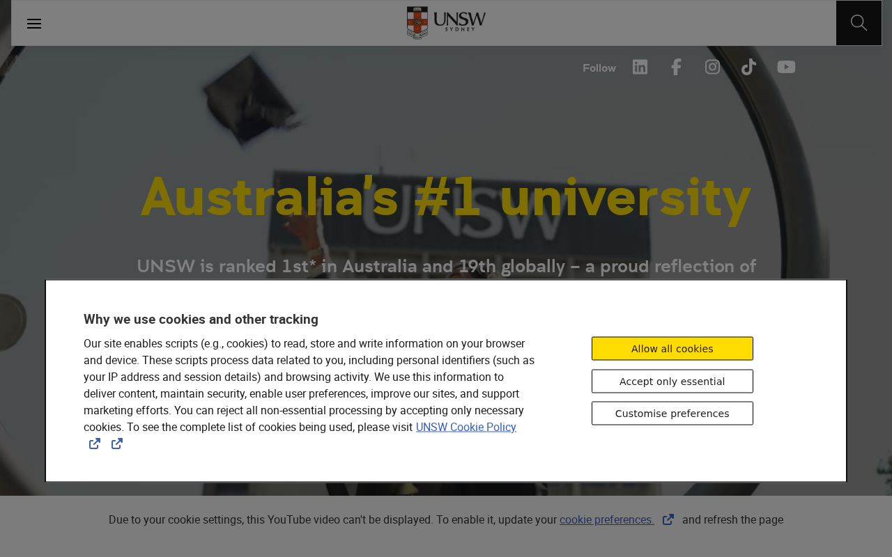 Screenshot of unsw.edu.au