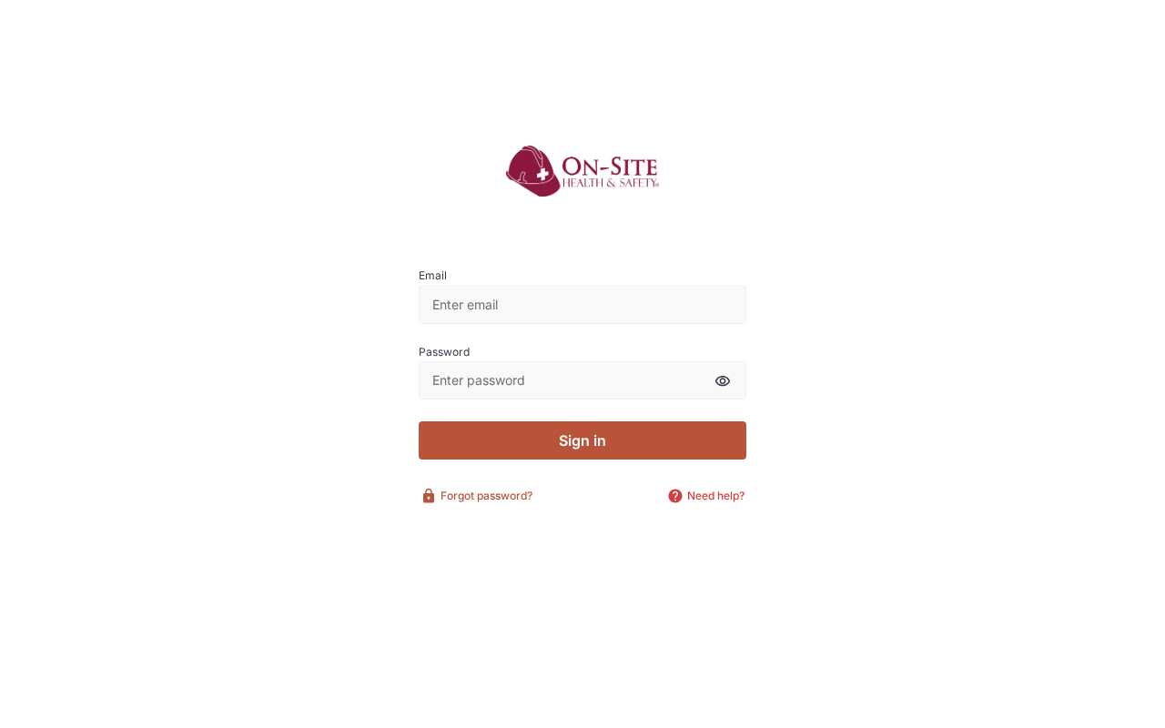 Screenshot of onsitehealthandsafety.origin.one