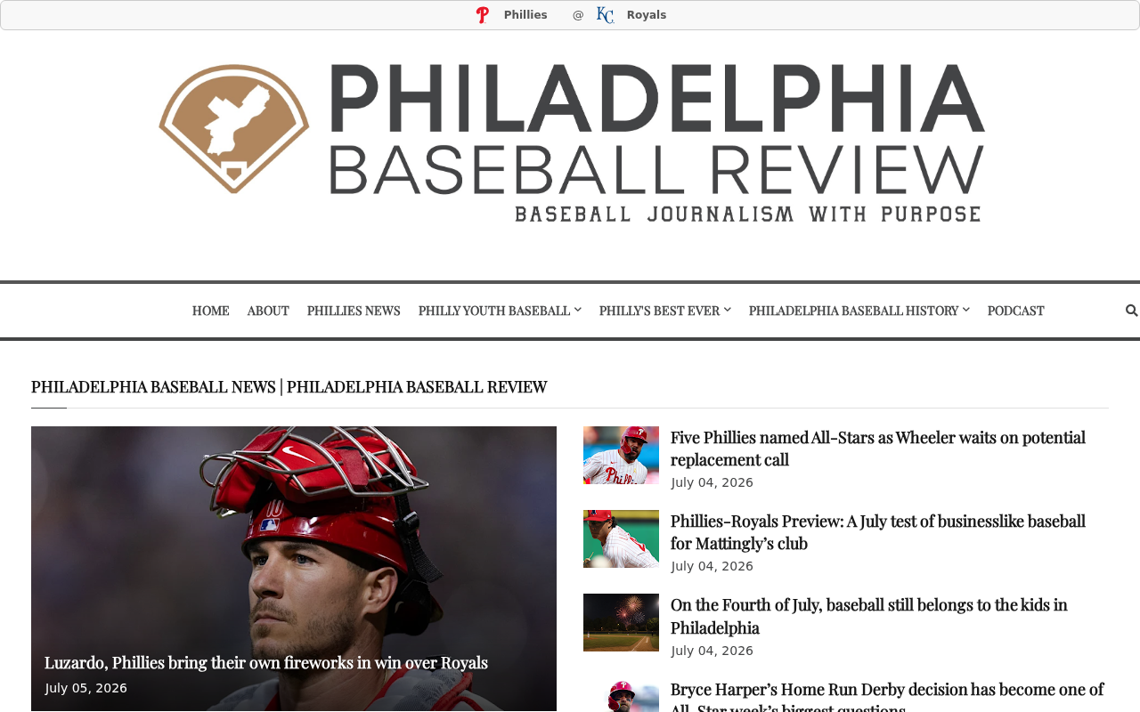 Screenshot of philadelphiabaseballreview.com