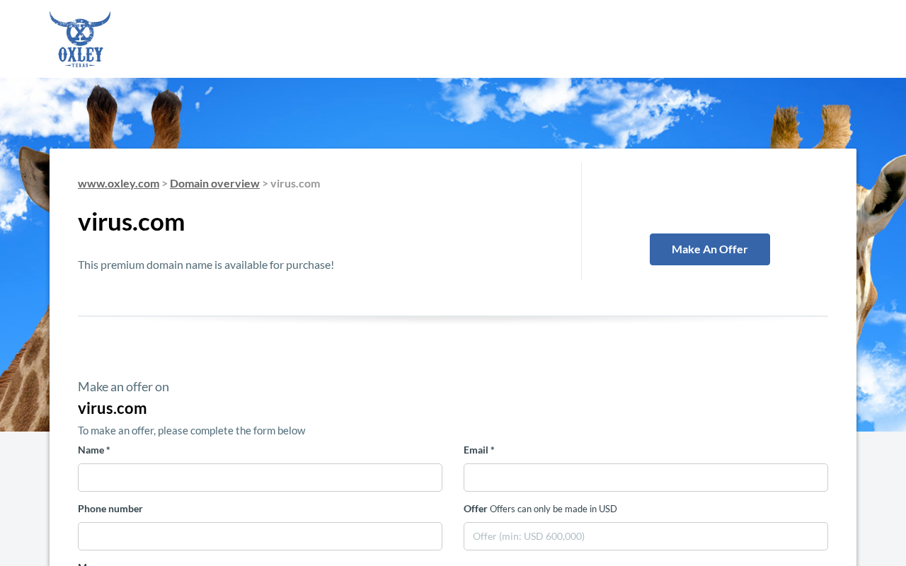 Captured page preview of virus.com