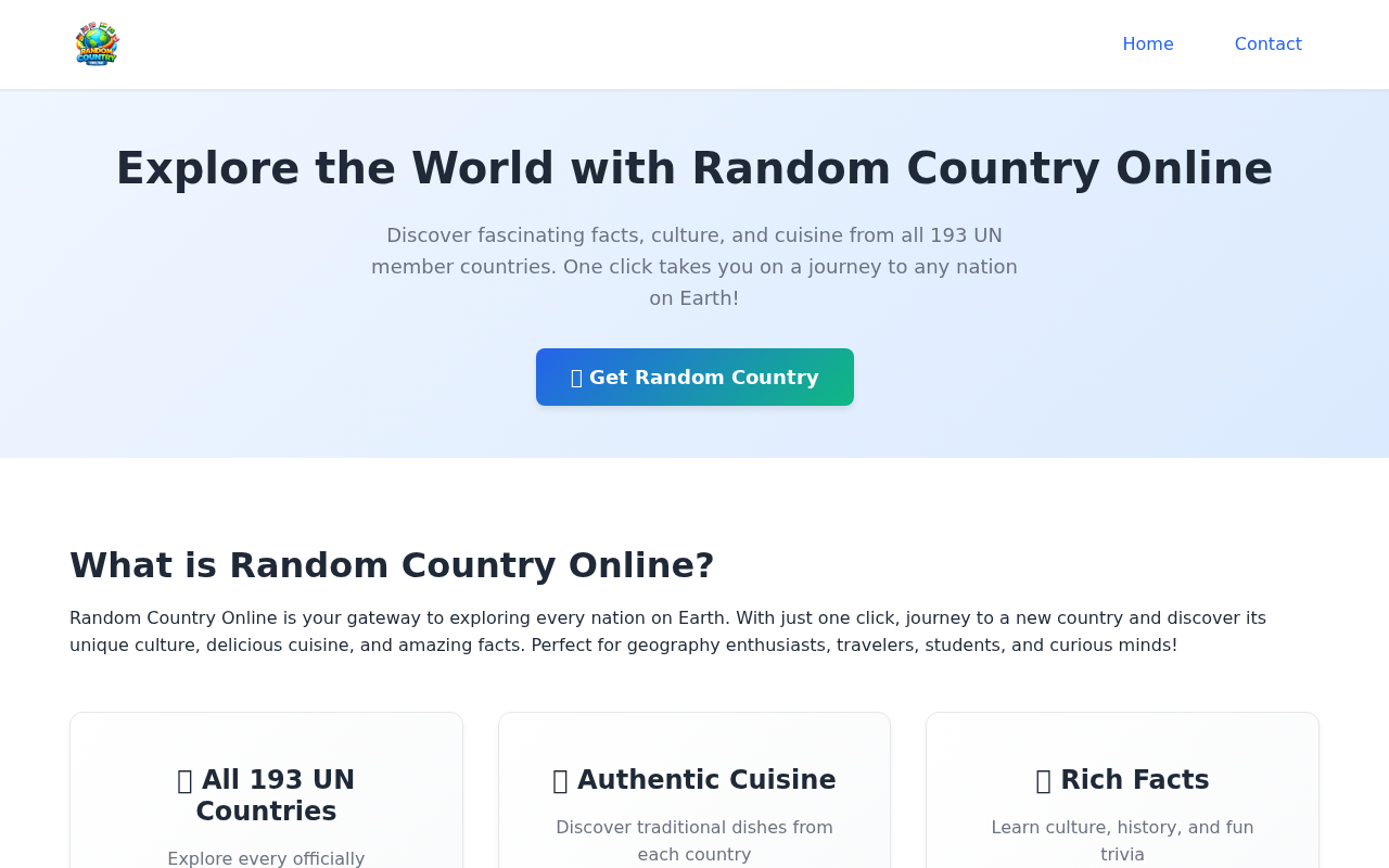 Screenshot of randomcountryonline.com