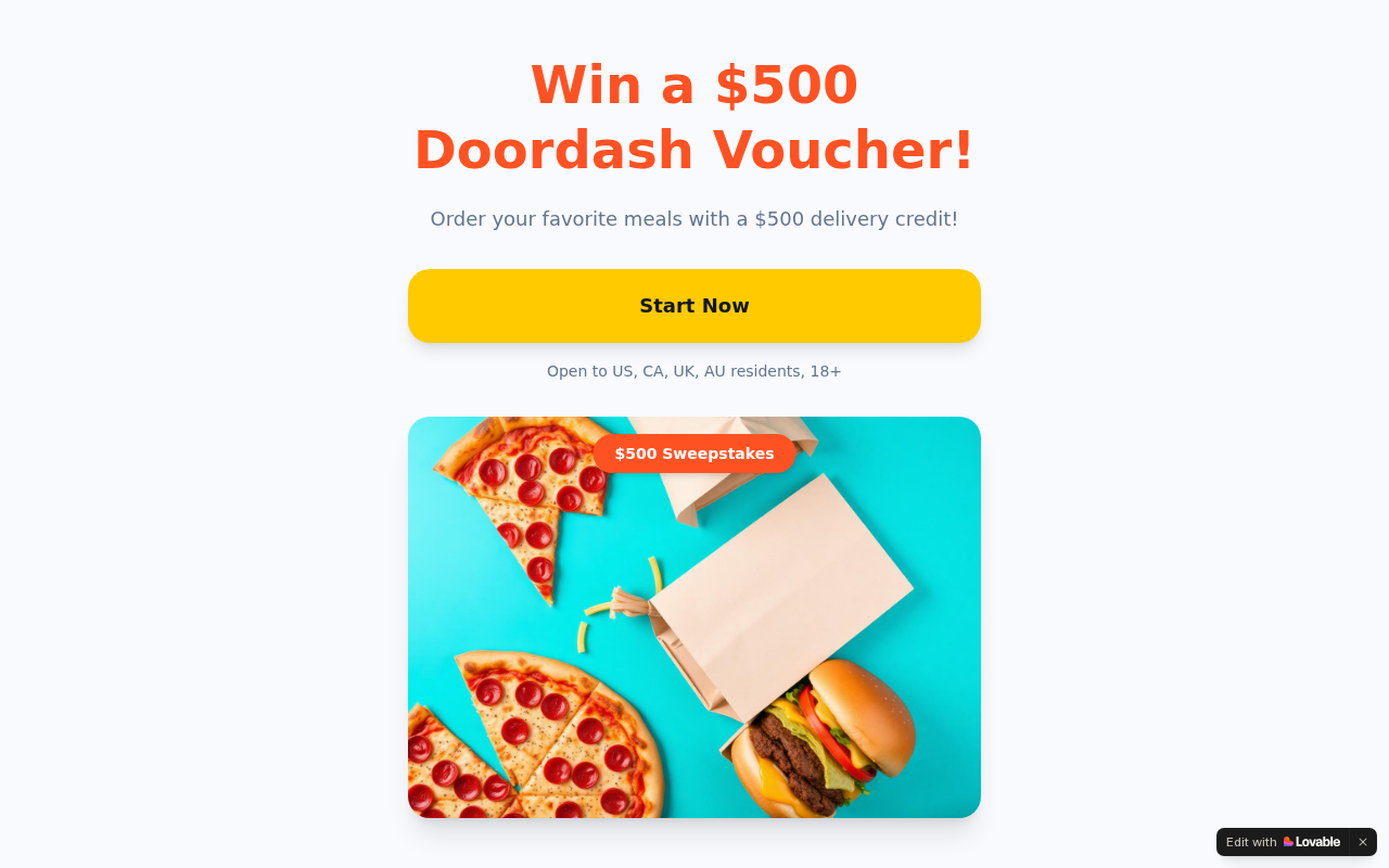 Screenshot of fooddeals.coupons