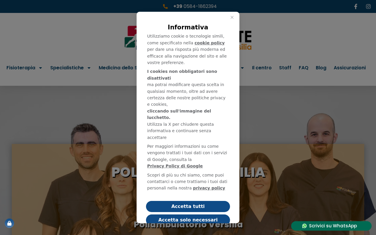 Screenshot of polosaluteversilia.it