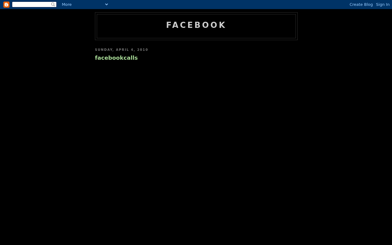 Screenshot of facebook-calls.blogspot.com