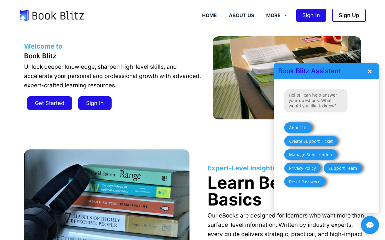 Screenshot of bookblitz.co