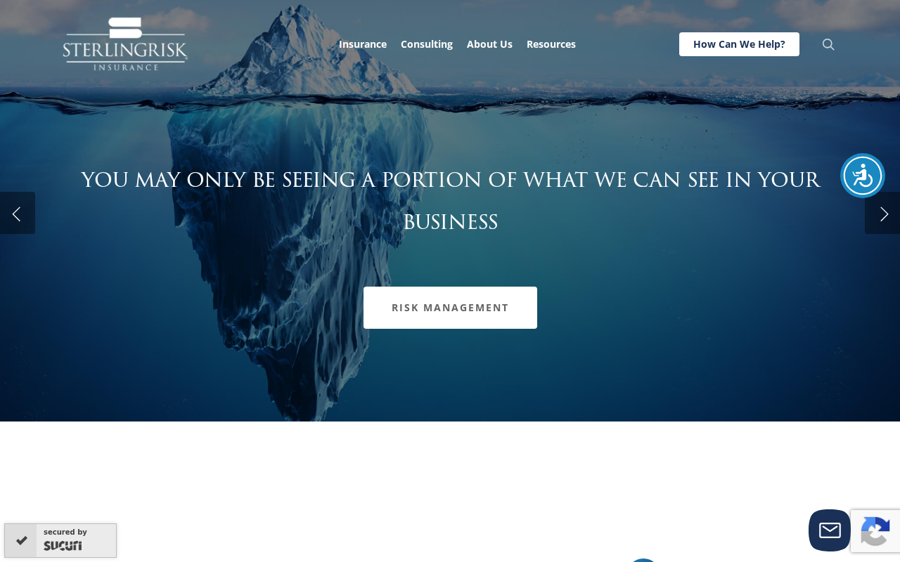 Screenshot of sterlingrisk.com