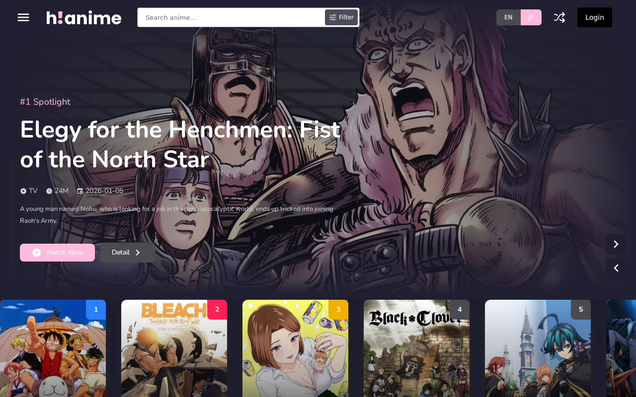 Screenshot of hianime.com.pk