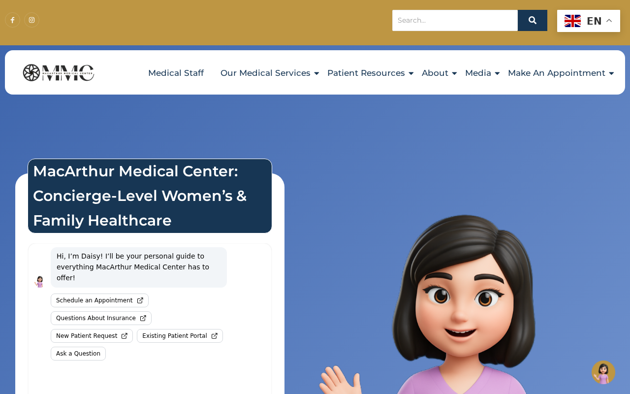 Screenshot of macarthurmc.com