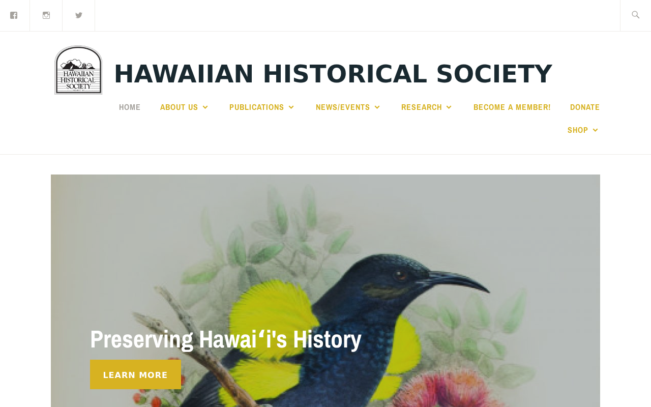 Screenshot of hawaiianhistory.org