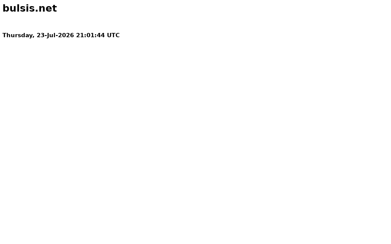 Screenshot of bulsis.net