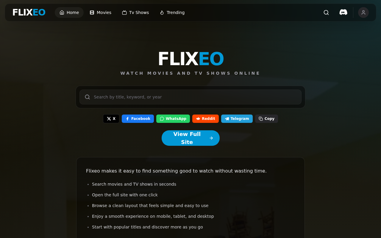 Screenshot of flixeo.tv