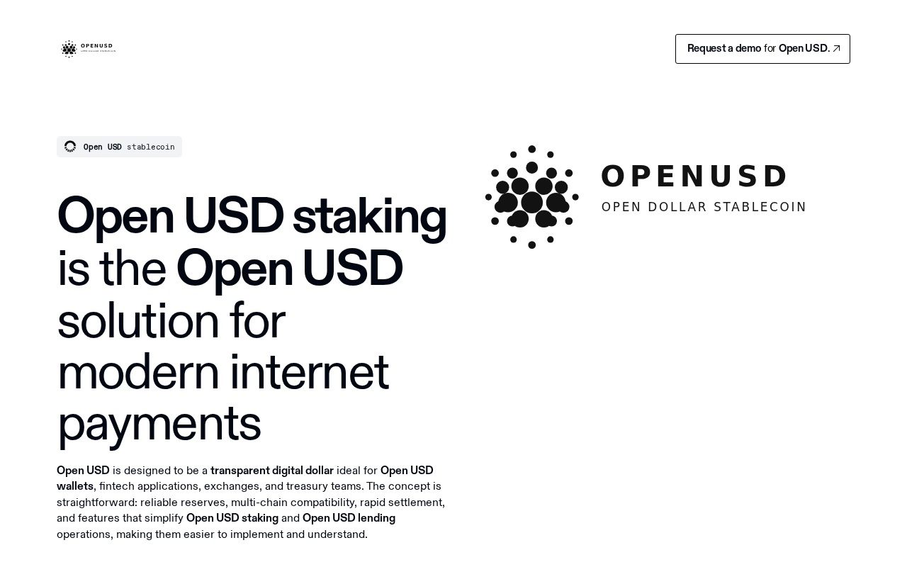 Screenshot of openusd.markets