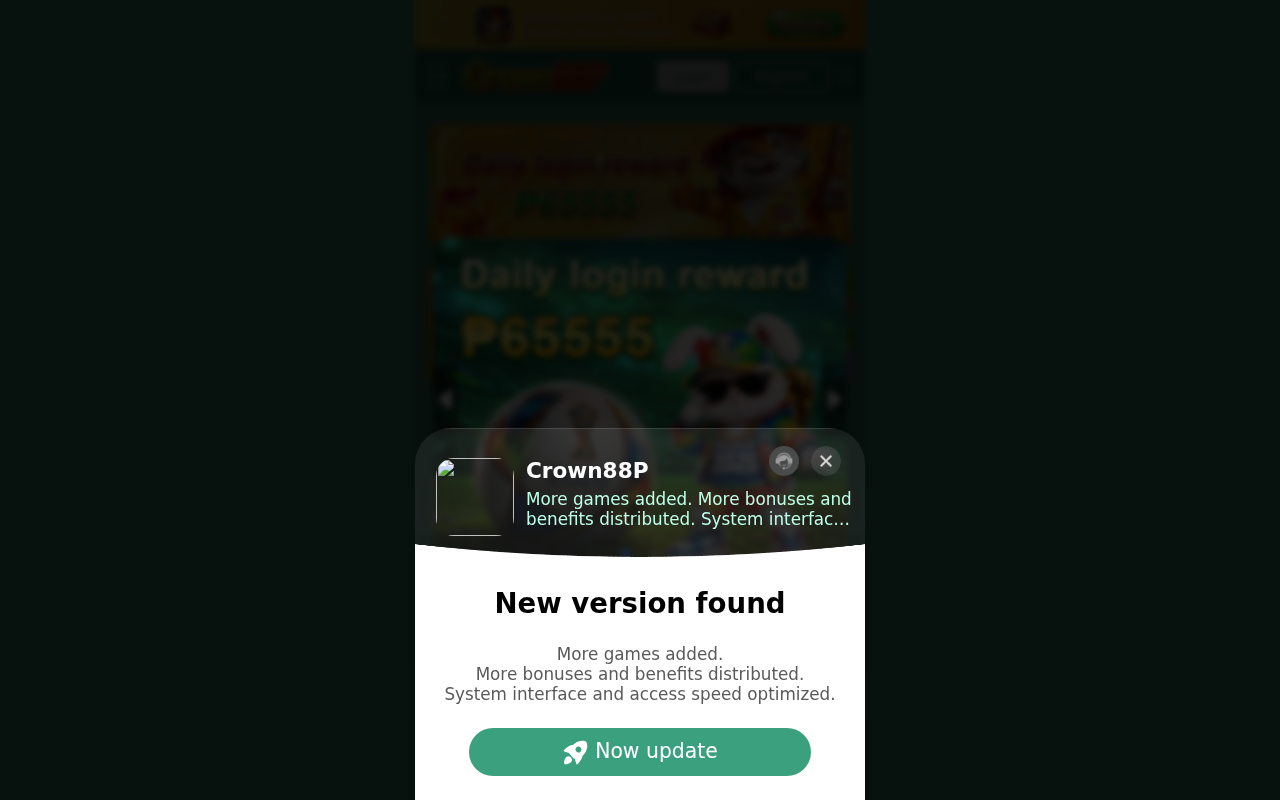 Captured page preview of crown88p.pro