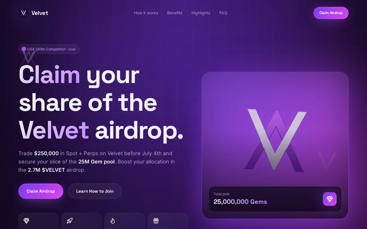 Screenshot of velvefi.top