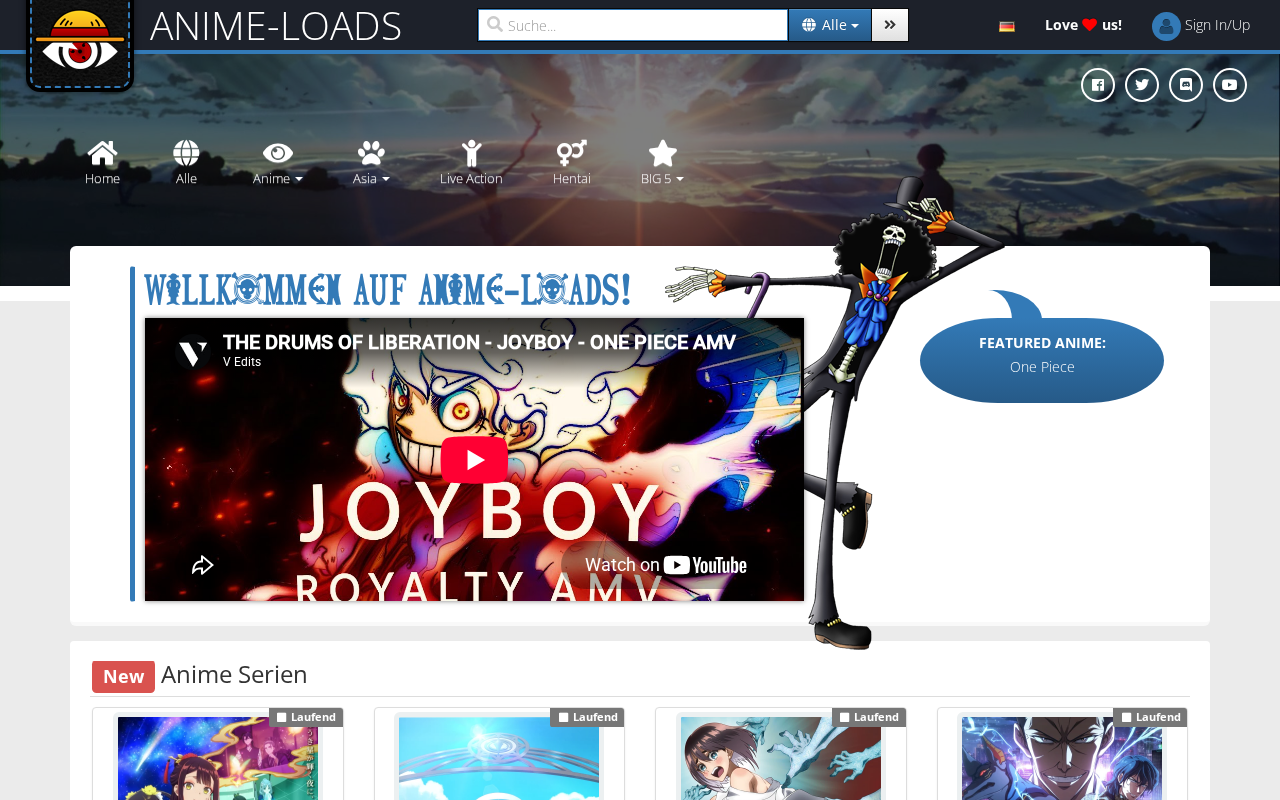 Screenshot of anime-loads.org
