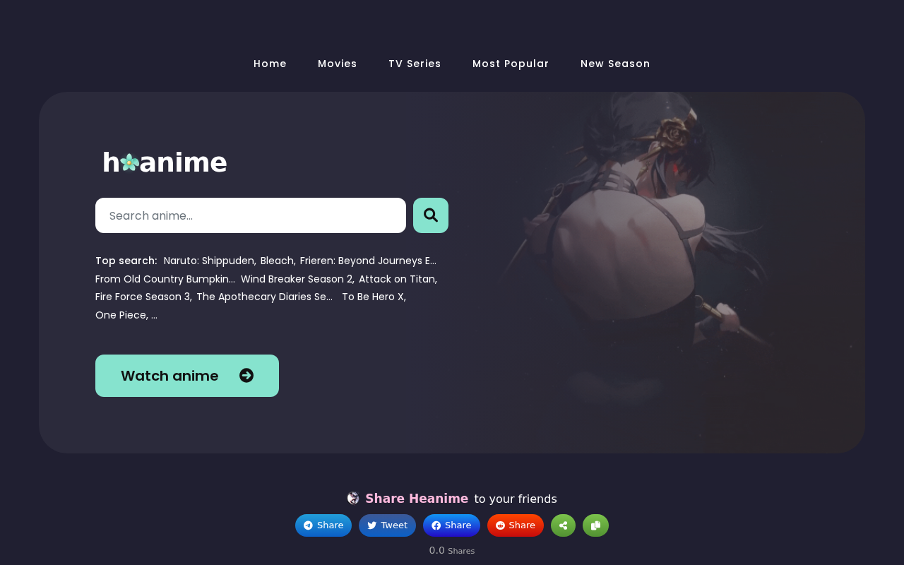 Screenshot of heanime.com