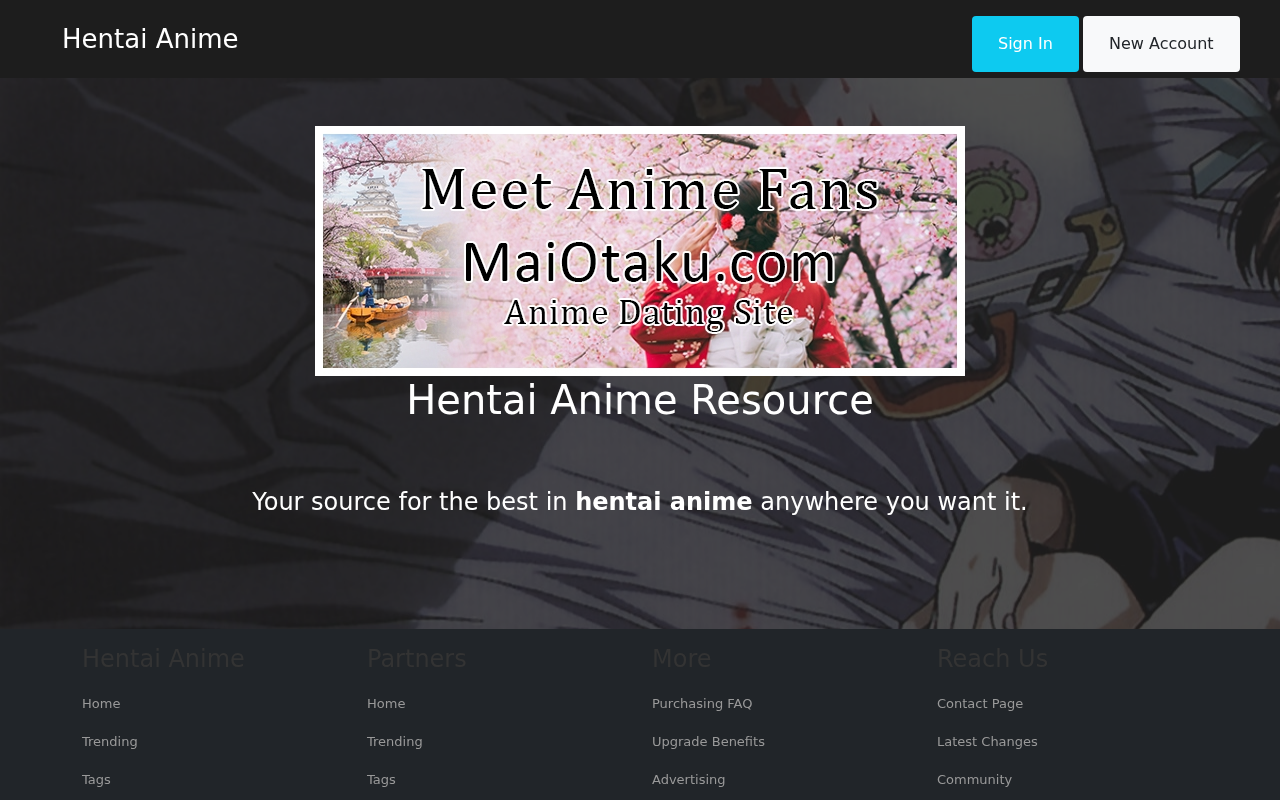 Screenshot of hanime.com