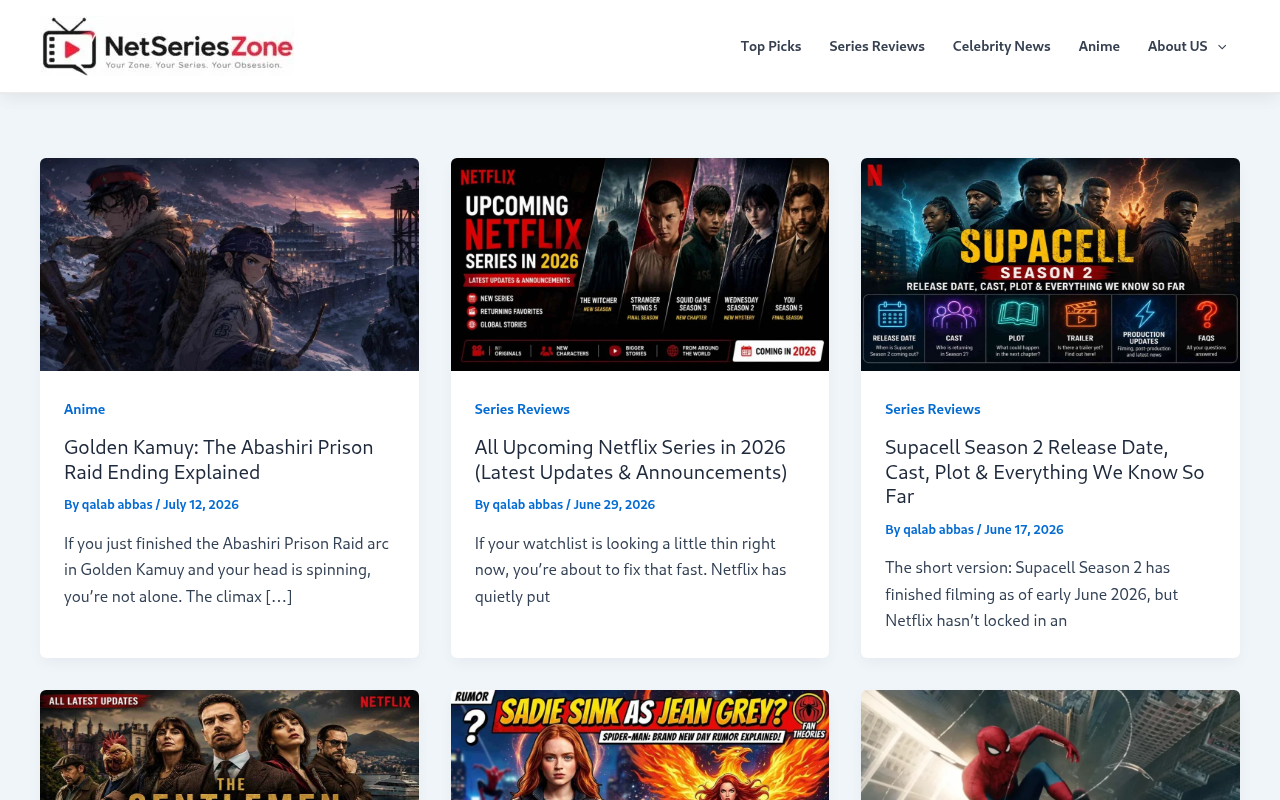 Screenshot of netserieszone.com