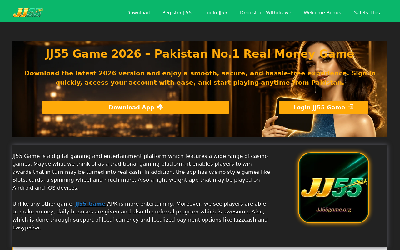 Screenshot of jj55game.org
