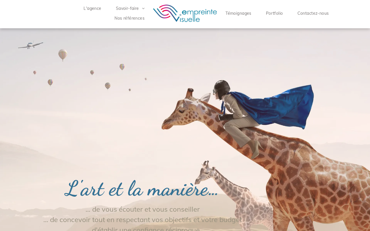 Screenshot of empreinte-visuelle.fr