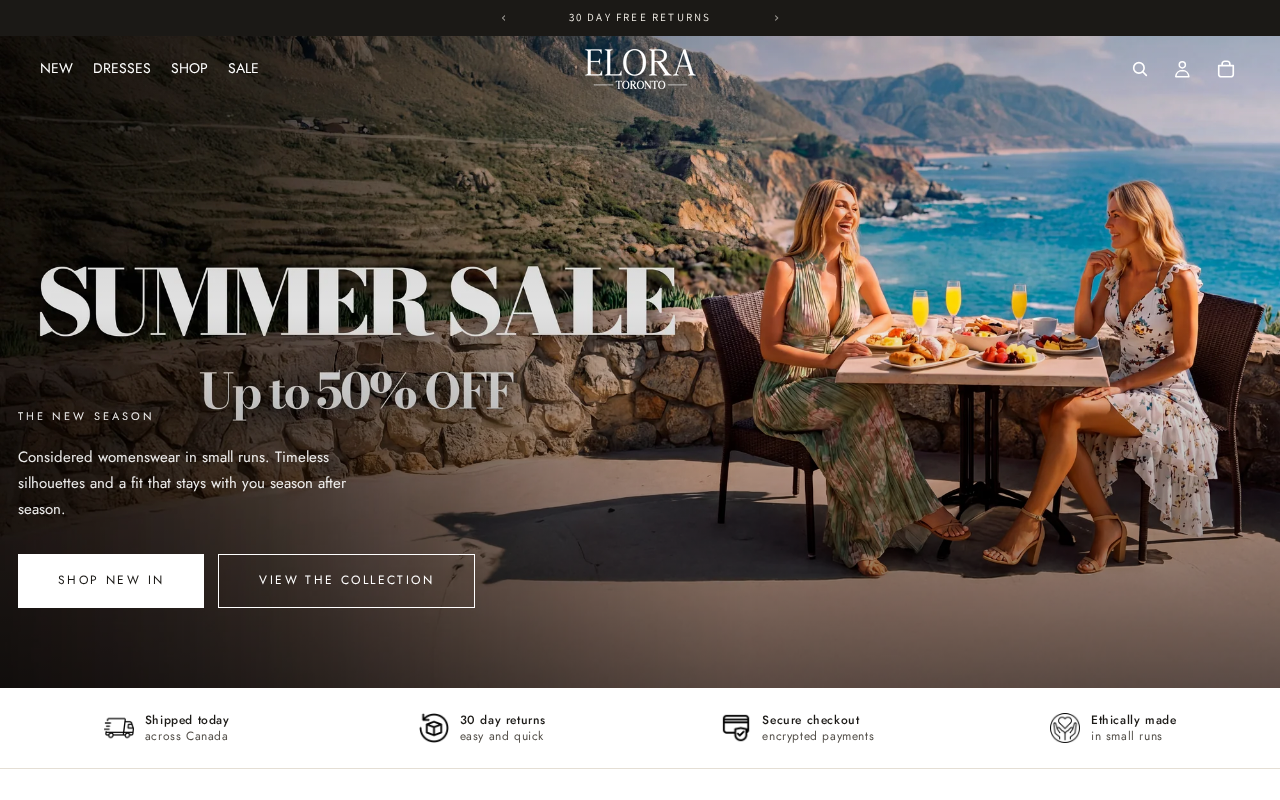 Screenshot of eloratoronto.com
