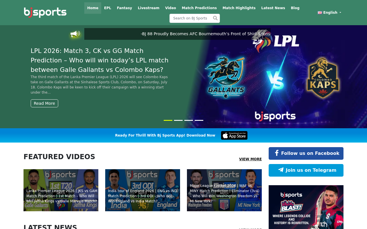 Screenshot of bjsports.live