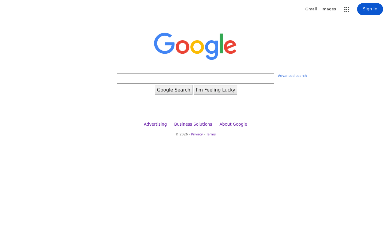 Screenshot of google.no