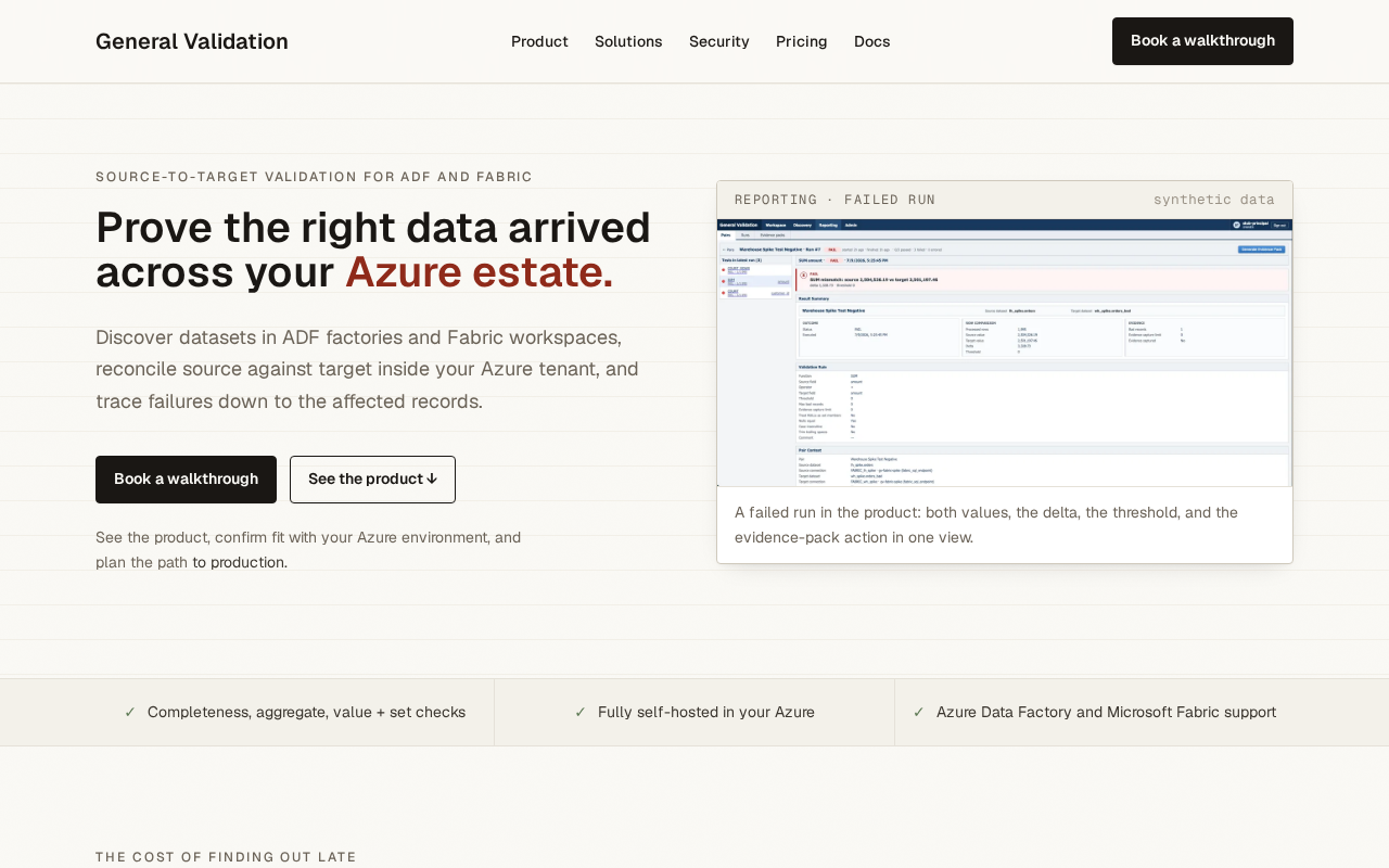 Screenshot of getgeneralvalidation.com