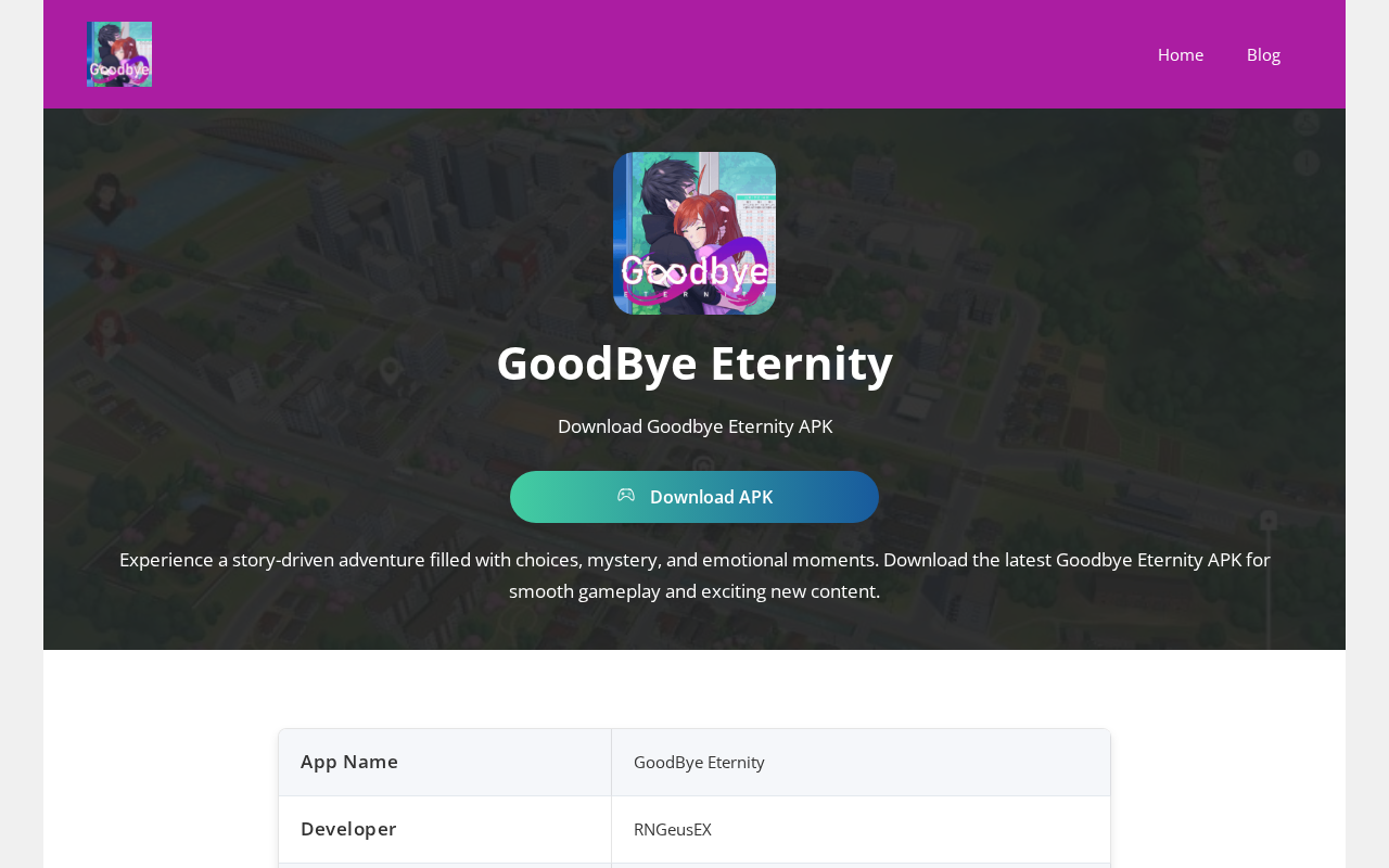 Screenshot of goodbyeeternity.org