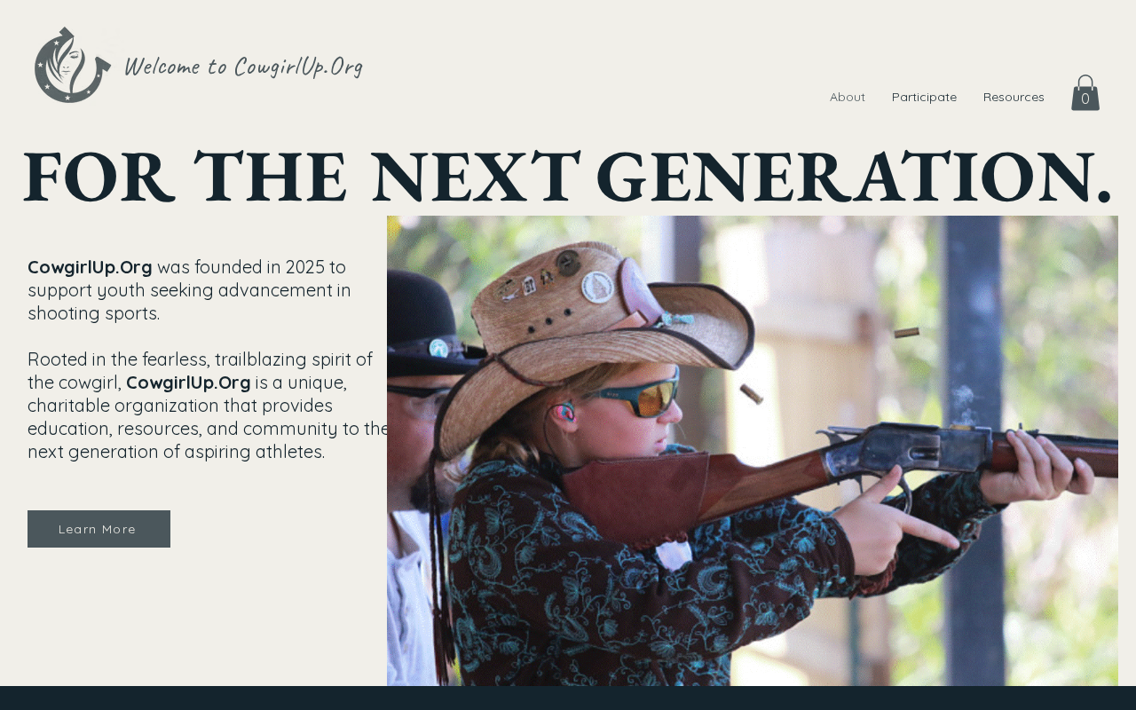 Screenshot of cowgirlup.org